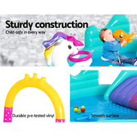 Bestway Kids Pool 274x198x137cm Inflatable Above Ground Swimming Play Pools 220L thumbnail