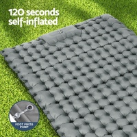 Weisshorn Self Inflating Mattress Camping Sleeping Mat Air Bed Double Pillow Bag thumbnail