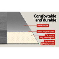 Weisshorn Self Inflating Mattress 10CM Camping Sleeping Mat Air Double Grey thumbnail