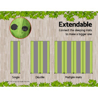 Weisshorn Self Inflating Mattress Camping Sleeping Mat Air Bed Pad Single Green thumbnail