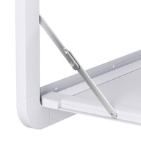 Weisshorn Caravan Table 800 x 450mm Folding Lockable White thumbnail