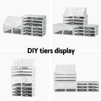 Embellir Makeup Case Acrylic Cosmetic Organizer Storage Box Jewellery Holder thumbnail
