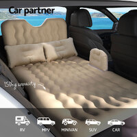 Weisshorn Car Mattress 176x80 Inflatable SUV Back Seat Camping Bed Beige thumbnail