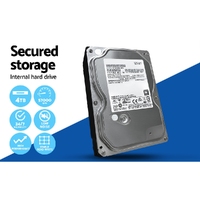 UL-tech CCTV Security System 4CH DVR 4 Cameras 4TB Hard Drive thumbnail