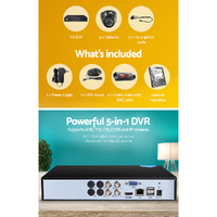 UL-tech CCTV Security System 4CH DVR 4 Cameras 2TB Hard Drive thumbnail