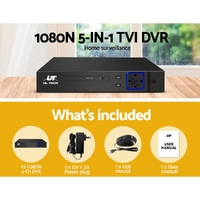 UL-tech 8CH DVR 1080P 5in1 CCTV Video Recorder thumbnail