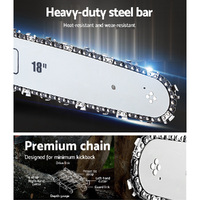 Giantz Chainsaw Petrol 75CC 18" Bar Commercial E-Start Pruning Chain Saw,Giantz Chainsaw Petrol 52CC 20" Bar Commercial E-Start Pruning Chain Saw 5.2H thumbnail