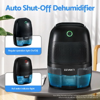 Devanti Dehumidifier 600ML Air Purifier Black thumbnail