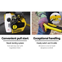 Giantz 80CC Post Hole Digger Motor Only Petrol Engine Yellow thumbnail