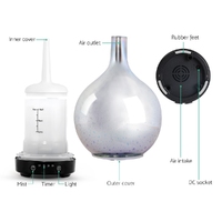 Devanti Aroma Diffuser Aromatherapy 3D Glass 100ml thumbnail