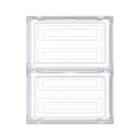 Artiss Shoe Box Rack DIY Set of 2 Stackable Magnetic Door thumbnail