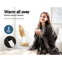 Giselle Bedding Electric Throw Blanket - Chocolate thumbnail