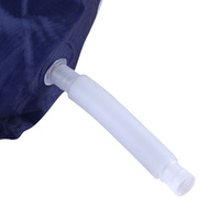 Weisshorn Foldable Bathtub PVC Spa Bucket Inflatable Cushion 114x62cm Navy Blue thumbnail