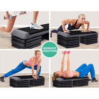 Everfit 4X Aerobic Step Riser Exercise Stepper Block Gym Home Fitness thumbnail