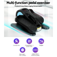 Everfit Pedal Exerciser Mini Exercise Bike Cross Trainer 50W Blue thumbnail