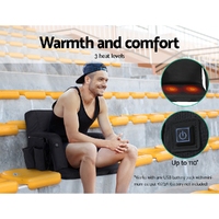 Artiss Lounge Sofa Bed With Armrest Heated Floor Recliner Futon Couch Folding Chair Cushion thumbnail
