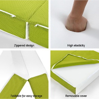 Giselle Bedding Foldable Mattress Folding Foam Trifold Green thumbnail