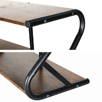 Artiss Shoe Rack Cabinet Shoe Storage Stand 3 Tiers Black thumbnail