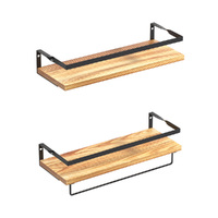 Artiss Floating Wall Shelf Set of 2 thumbnail