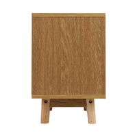 Artiss Bedside Table 2 Drawers with Shelf - BERTHA Oak thumbnail