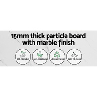 Artiss Console Table Marble Effect Frenisha thumbnail