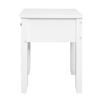 Artiss Bedside Table 1 Drawer - BOW White thumbnail
