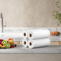 4 Rolls Food Vacuum Sealer Bags Storage Saver Heat Sealing Bag Pack 20CMX6M thumbnail