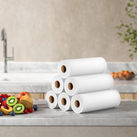 6 Rolls Food Vacuum Sealer Bags Storage Saver Heat Sealing Bag Pack 20CMX6M thumbnail
