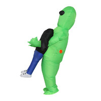 Inflatable Green Alien Costume Adult Suit Blow Up Party Fancy Dress Halloween Cosplay thumbnail