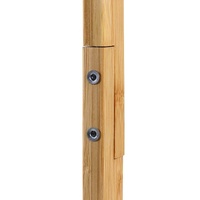 Artiss Clothes Rack Airer Coat Stand 9 Hooks Bamboo thumbnail