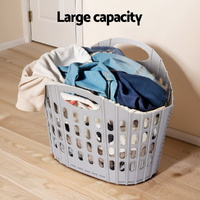 Artiss Laundry Basket Hamper Large Foldable Washing Clothes Storage Organiser thumbnail