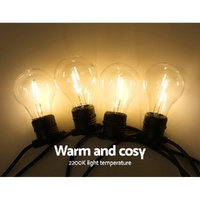 23m LED Festoon String Lights Outdoor Christmas Decorations Wedding Garden Party thumbnail