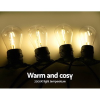 68m LED Festoon String Lights Christmas Decorations Wedding Party Outdoor Garden thumbnail