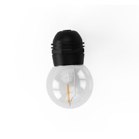 41m Solar Festoon Lights Outdoor LED String Light Xmas Wedding Garden Party thumbnail