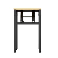 Artiss Computer Desk Laptop Table Bookshelf Desk Storage Rack Office Study Oak thumbnail