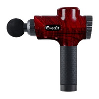 Everfit Massage Gun 30 Speed 6 Heads Vibration Muscle Massager Chargeable Red thumbnail