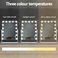 Embellir Makeup Mirror 40x50cm Hollywood Vanity with LED Light Rotation Tabletop thumbnail
