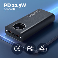 20000mAh Portable Power Bank PD22.5W Quick Charging Fast Charger Phone Battery thumbnail