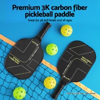 Everfit 2PCS Pickleball Paddles Set Outdoor Pickle Balls Rackets with Cover Bag Training thumbnail