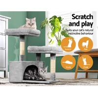 i.Pet Cat Tree 69cm Scratching Post Tower Scratcher Wood Condo House Bed Trees thumbnail