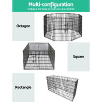i.Pet 36" 8 Panel Dog Playpen Pet Fence Exercise Cage Enclosure Play Pen thumbnail