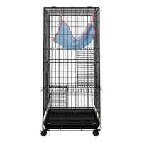 i.Pet Rabbit Cage 100cm Hutch 3 Level Indoor Guinea Pig Ferret thumbnail