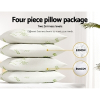 Giselle Bedding 4 Pack Bamboo Pillow Family Hotel thumbnail