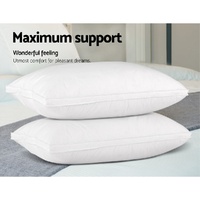 Giselle Bedding Duck Feather Down Pillow Luxury Twin Pack thumbnail