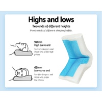 Giselle Bedding Memory Foam Contour Pillow Cool Gel Bamboo Cover thumbnail