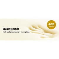 Giselle Bedding Memory Foam Neck Roll Pillow Bamboo Cover thumbnail