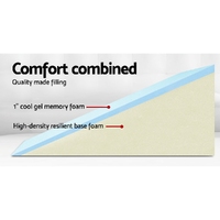 Giselle Bedding Wedge Pillow White & Blue thumbnail