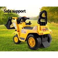 Keezi Ride On Car Toys Kids Excavator Bulldozer Sandpit Digger Car Pretend Play thumbnail