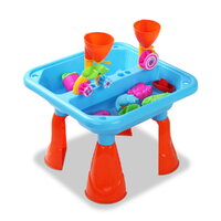 Keezi Kids Sandpit Pretend Play Sets Beach Toys Outdoor Sand Water Table Set thumbnail
