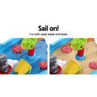Keezi Kids Sandpit Pretend Play Set Outdoor Toys Water Table Activity Play Set thumbnail